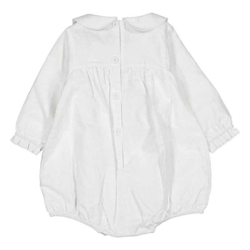 Barboteuse Liege - Cérémonie Lin Blanc