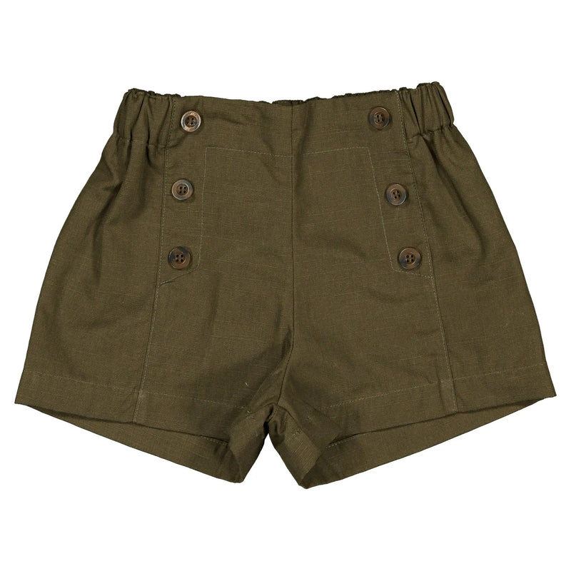 Short Sevres - Lin Vert Olive