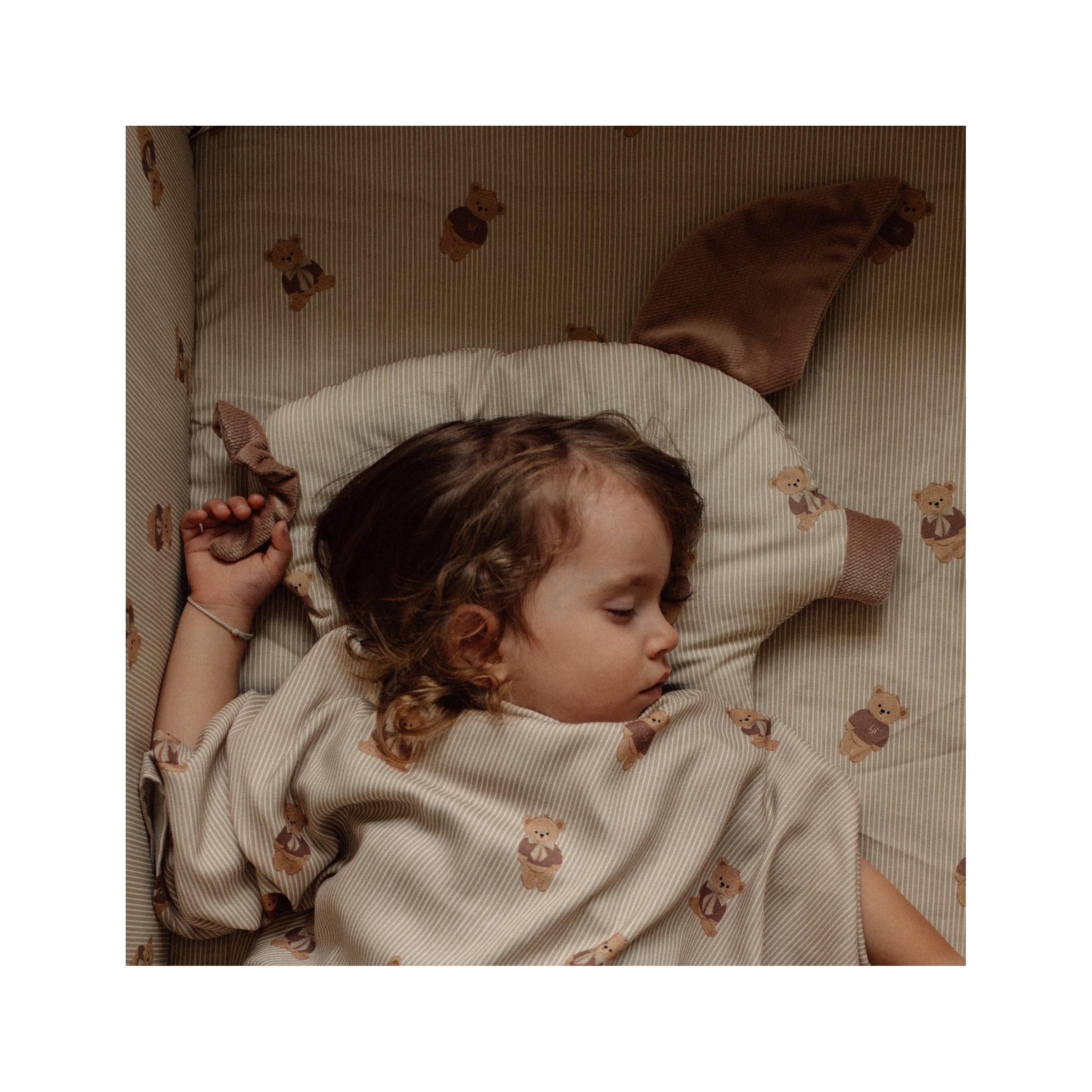 Coussin Sleepy Pig Velvet - Baby Bear