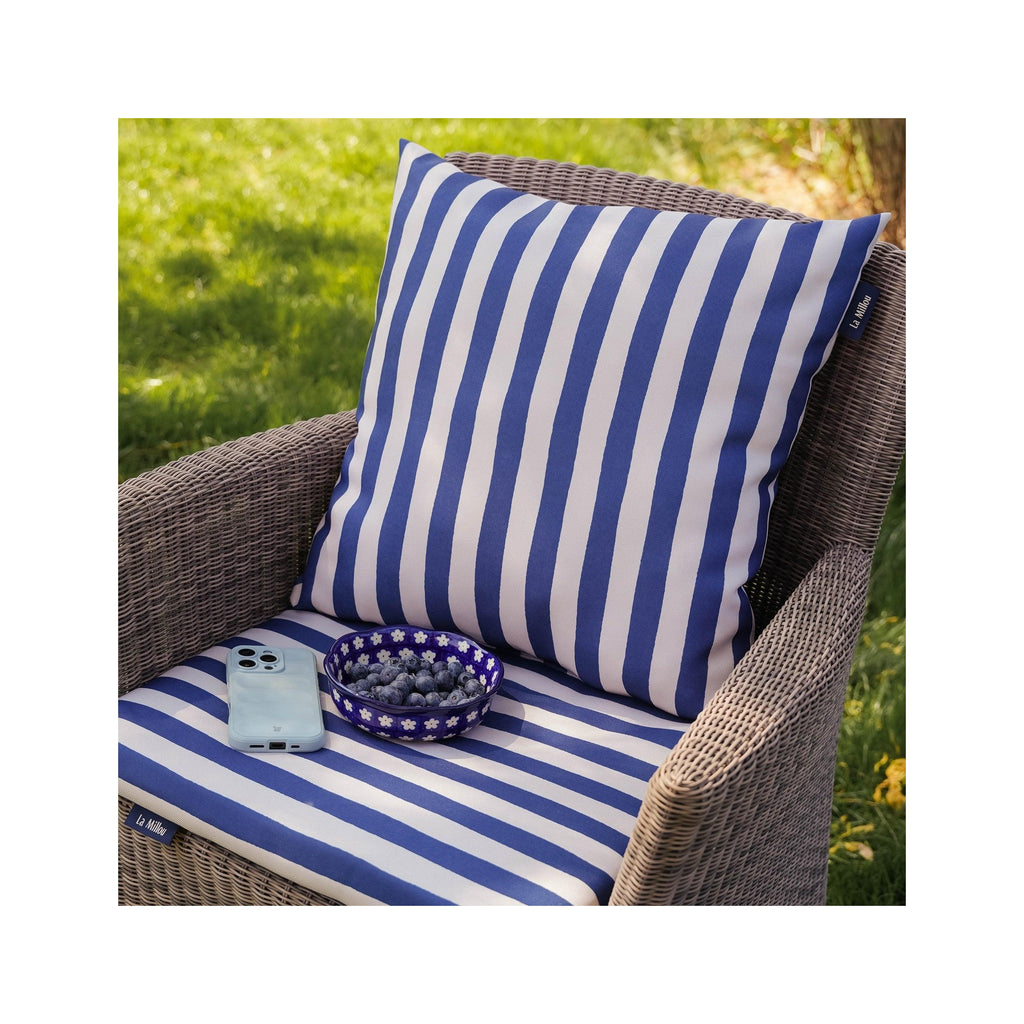 Coussin D’extérieur - Rayures Marine