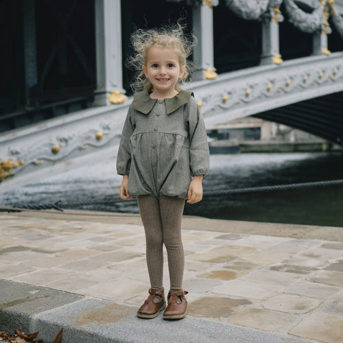 Barboteuse Babylone - Gris - Vert