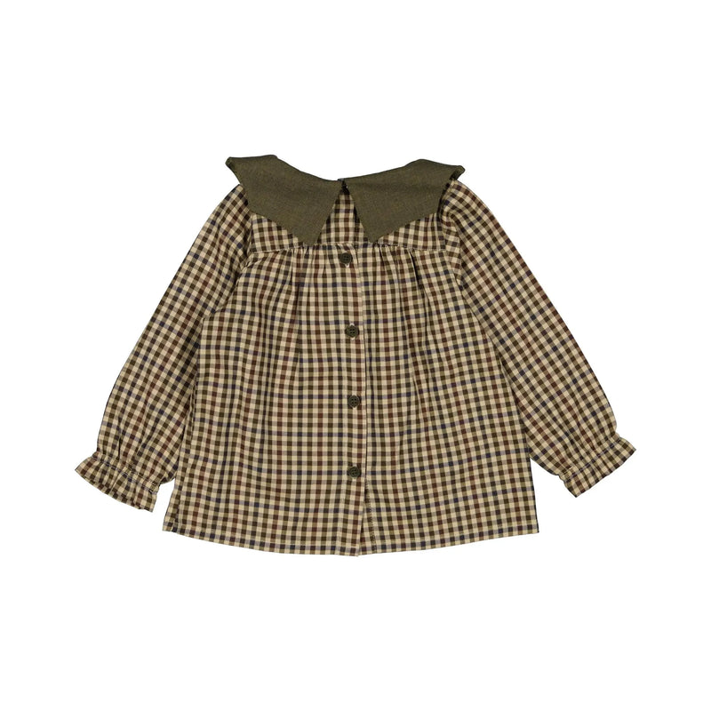 Blouse Bourgogne - Vichy Vert