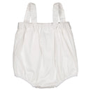 Barboteuse Etoile - À Bretelle Coton Blanc