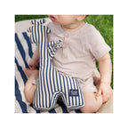 Hochets Girafe Coton - Rayures Marine
