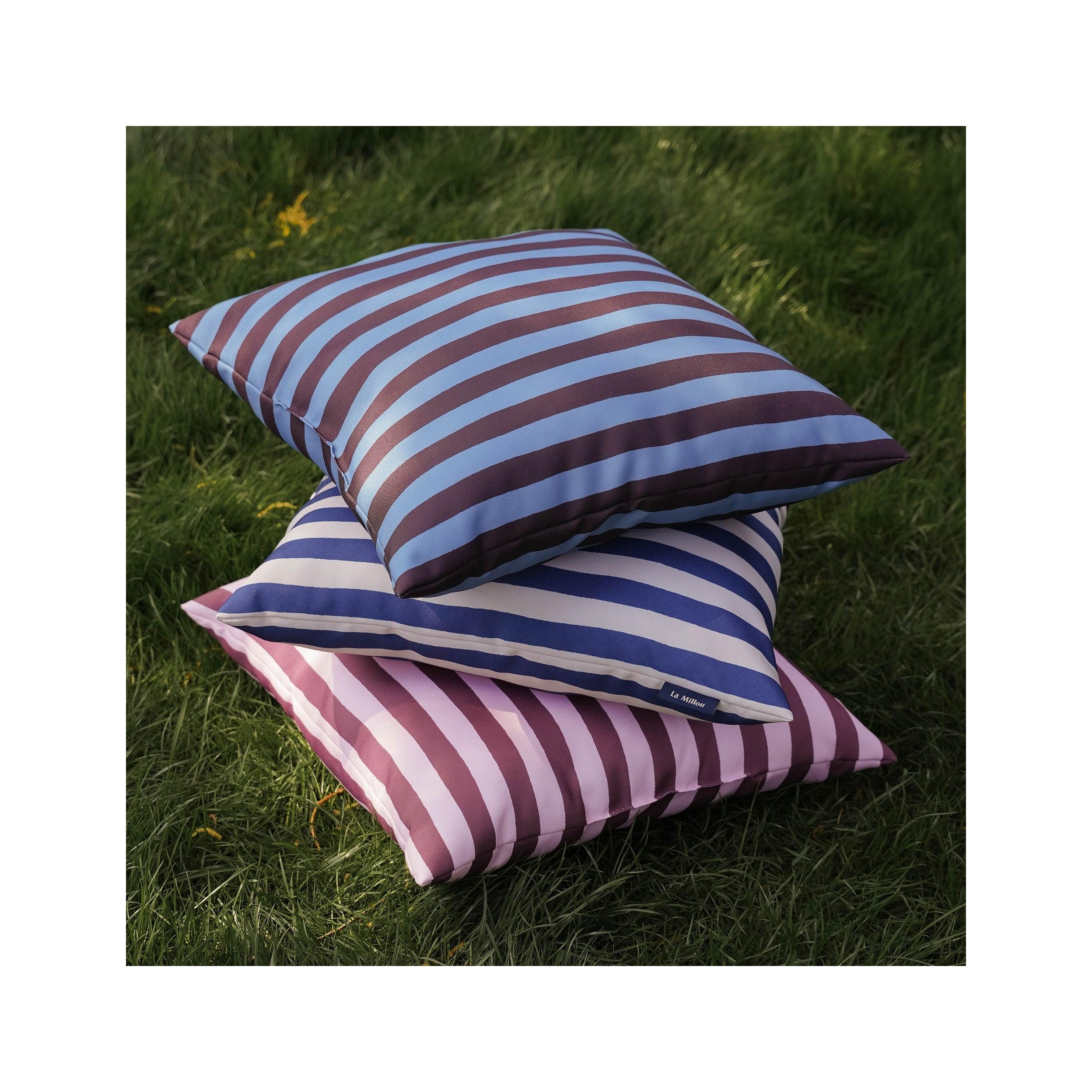 Coussin D’extérieur - Rayures Rose