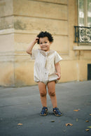 Barboteuse Cambon - Rayures Sable