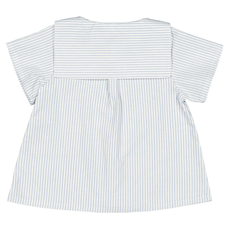 Blouse Monceau - Rayé Bleu Clair