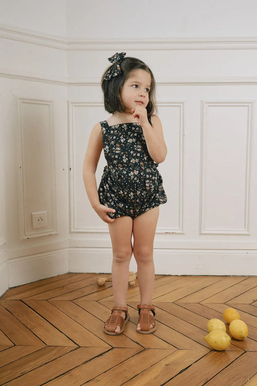 Barboteuse Marais - Cerisiers En Fleurs Gots - Noir