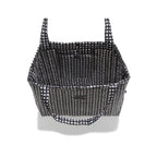 Sac Shopper en Nylon - Noir Vichy