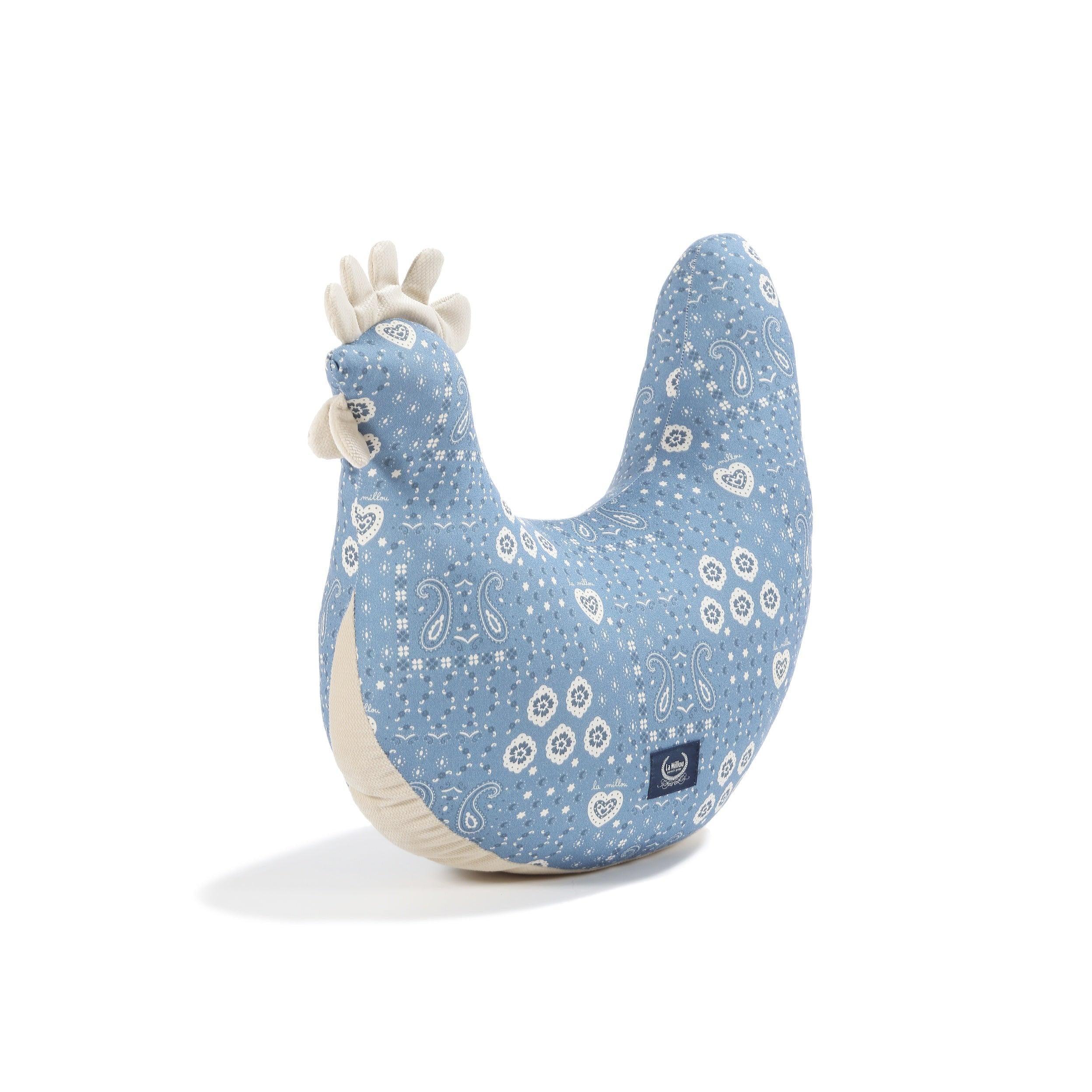Coussin Poule de Grand-mère Dany Bamboo - Bandana Denim