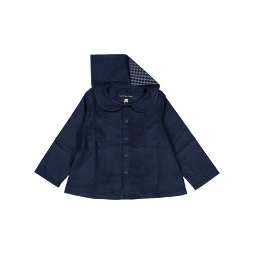 Blusa Monceau - Terciopelo Azul
