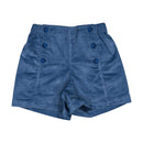 Short Sevres - Velours Sky - Bleu