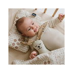 Peluche Lapin Velvet - Bandana Moka
