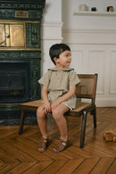 Blouse Monceau - Carreaux Vert Sauge