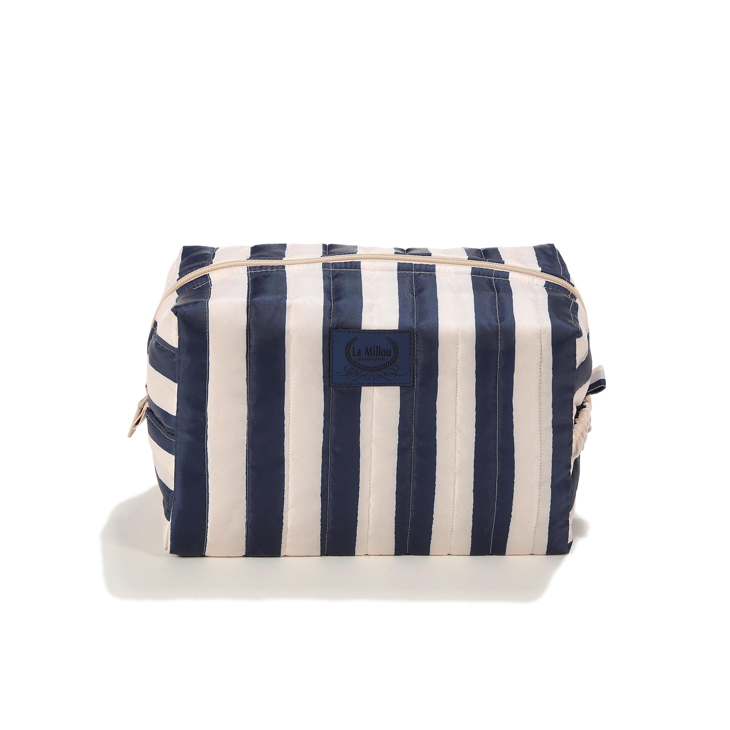 Trousse en Nylon - Rayures Marine