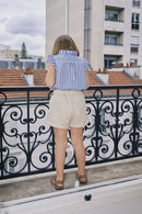 Blouse Mezieres - Rayures Bleues