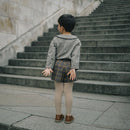 Short Sevres - Tartan Orange - Taupe