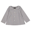 Blouse Monceau - Vichy Bleu Camel