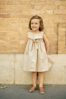 Robe Elie - Beige Fines Rayures