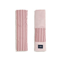 Protège Ceinture Bébé Coton Velvet - Rayures Rose