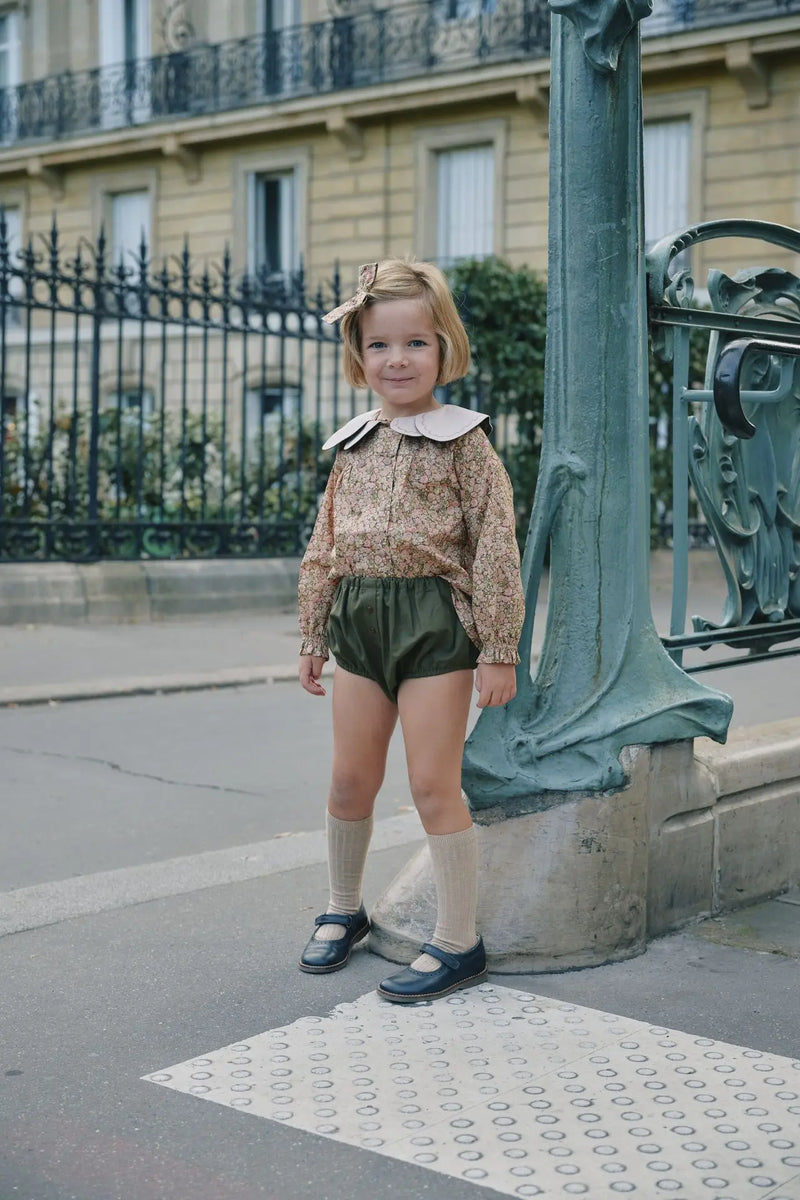 Bloomer Chaillot - Lin Vert Olive
