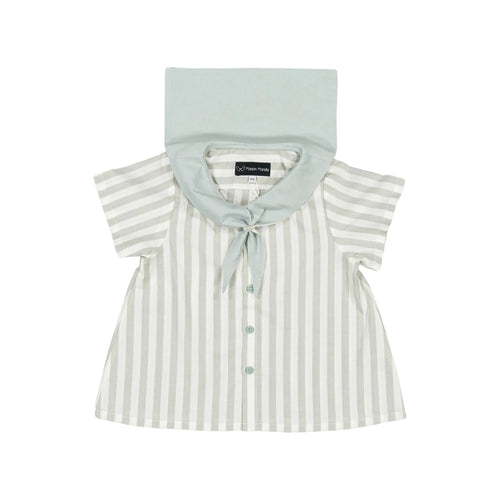 Blusa Monge - Rayas Verde Menta