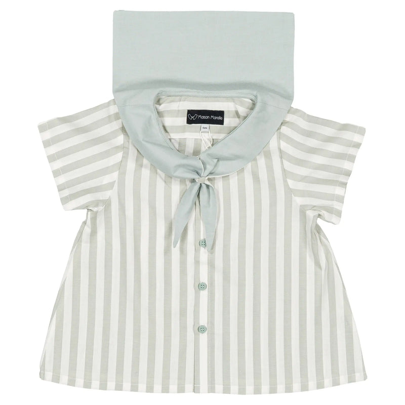 Blouse Monge - Rayé Vert Menthe