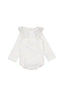 Body Brea - Col Avec Broderie - Blanc