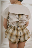 Bloomer À Bretelles Ternes - Tartan Miel