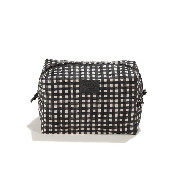 Trousse en Nylon - Noir Vichy