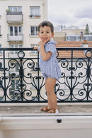 Barboteuse Dupleix - Rayures Bleues