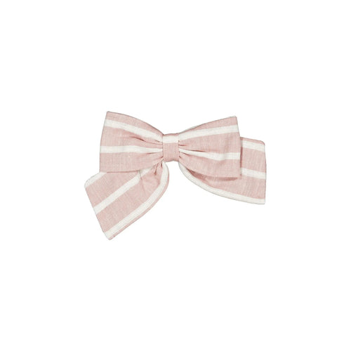 Halles Hair Clip - Pink Striped