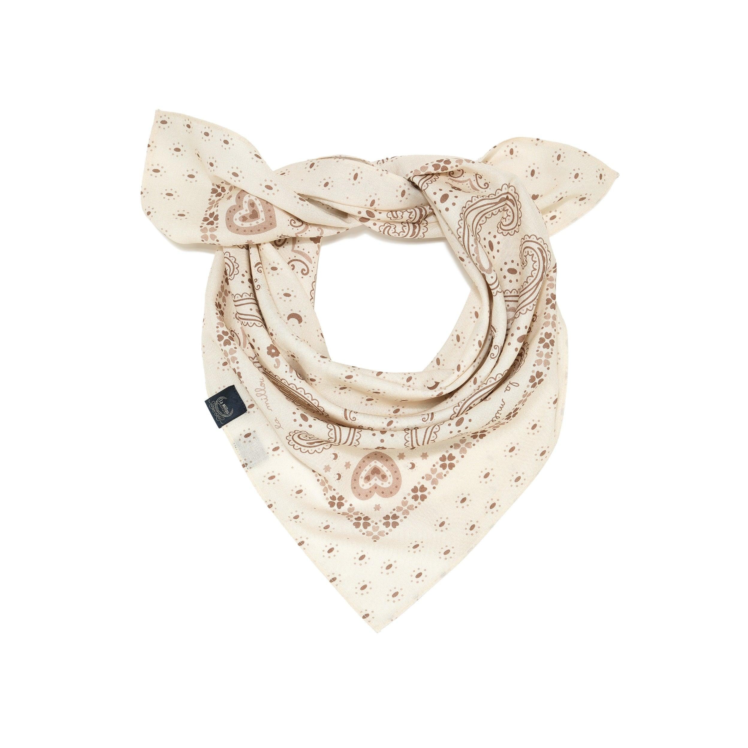 Foulard - Bandana Crème