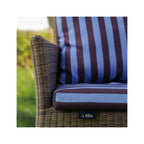 Coussin D’assise pour Jardin - Rayures Bleu