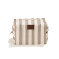Trousse en Nylon - Rayures Beige