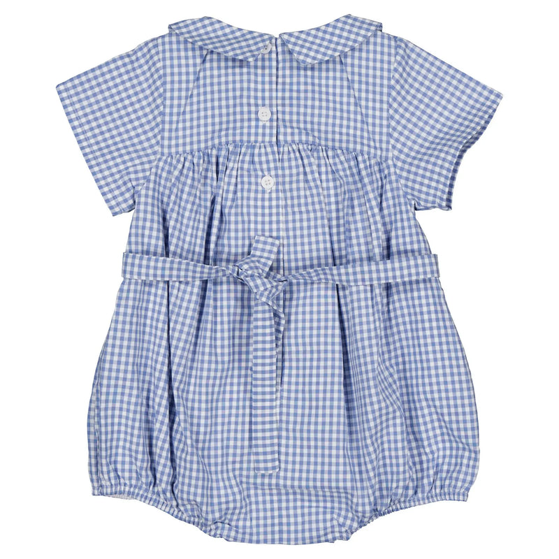 Barboteuse Foch - Vichy Bleu