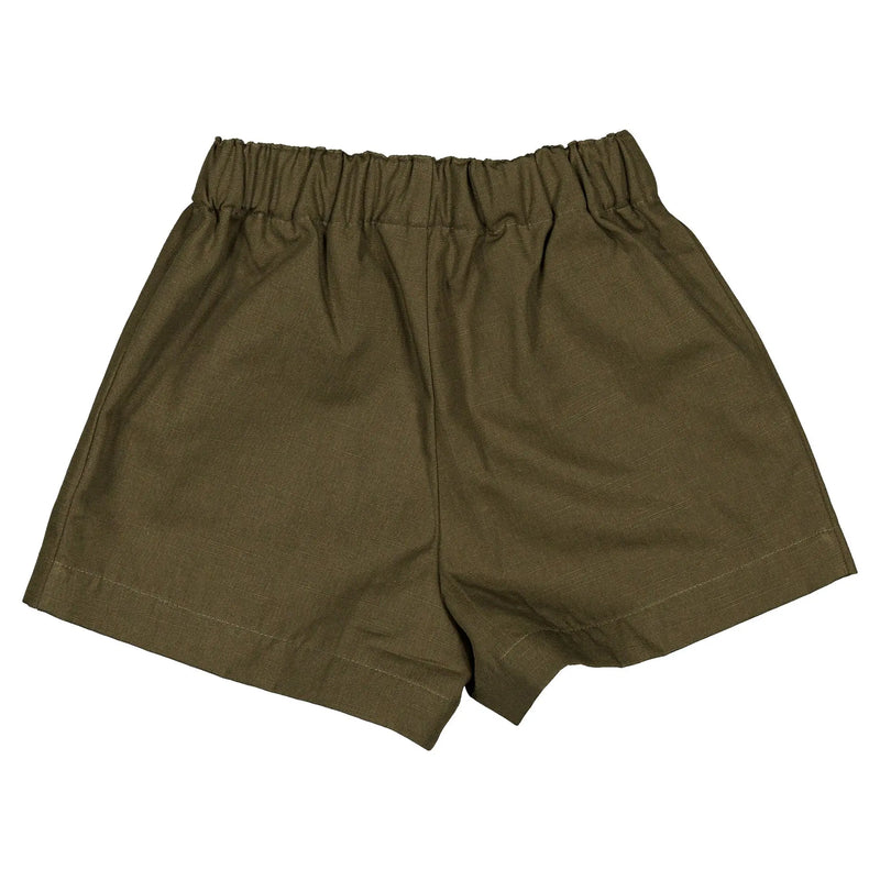 Short Sevres - Lin Vert Olive