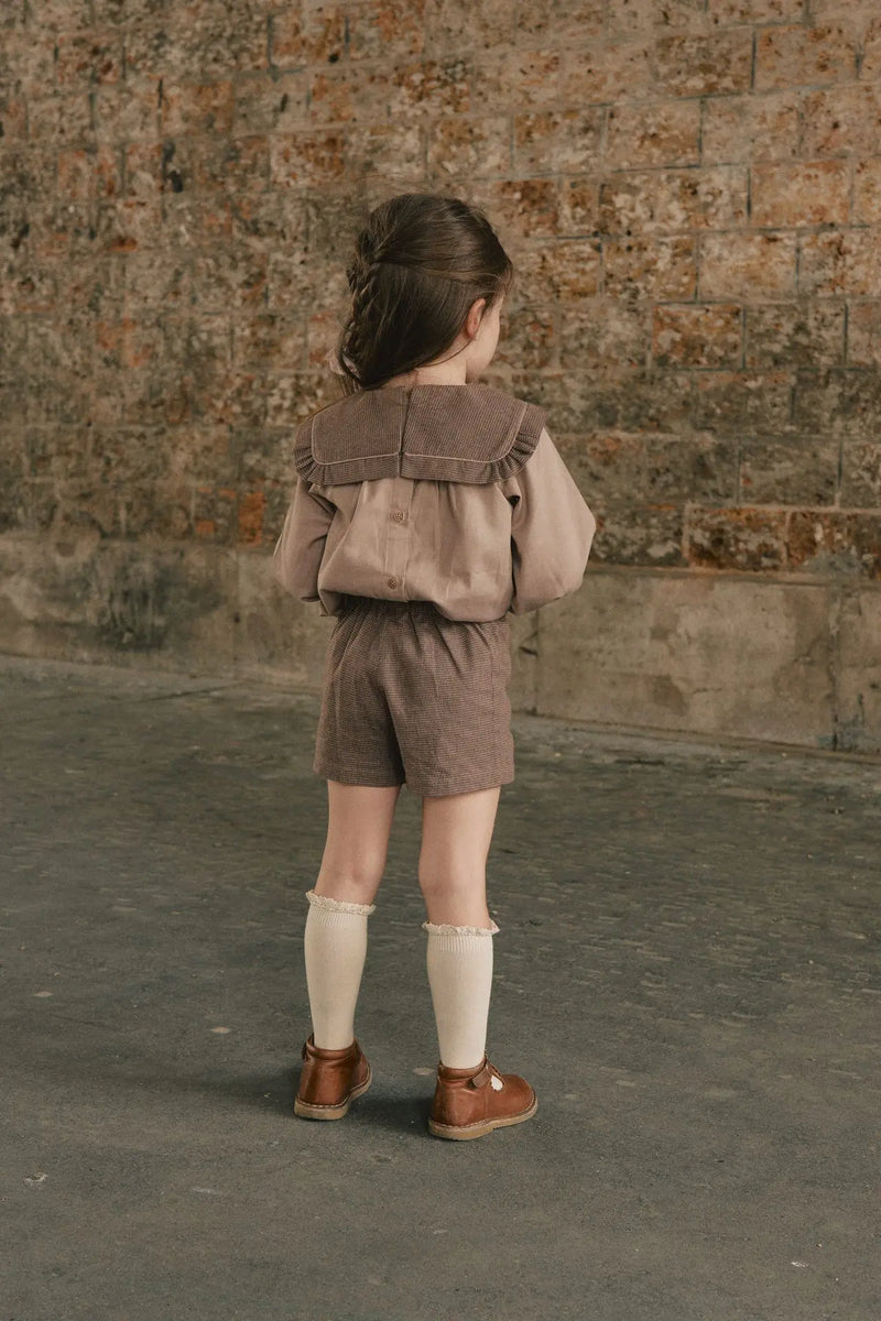 Marelle Blouse - Ice Brown