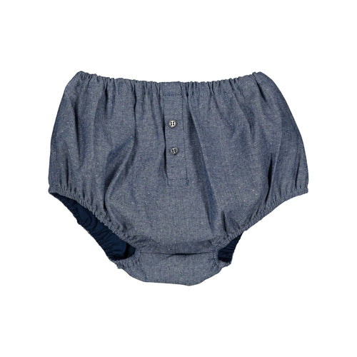 Bloomers Chaillot - Azul Tormenta Denim