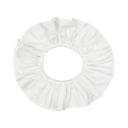 Col Dauphine - Élastique - Blanc