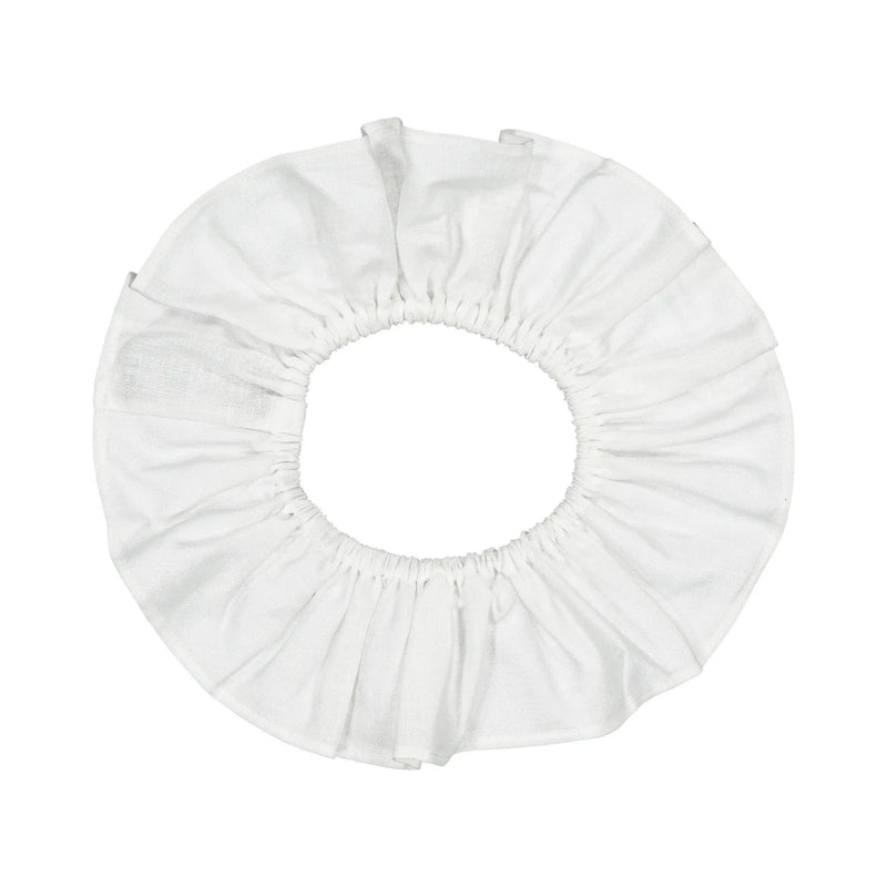 Col Dauphine - Élastique - Blanc