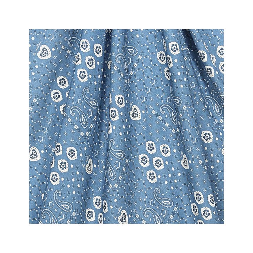 Couverture D'emmaillotage en Bambou - Bandana Denim