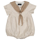 Barboteuse Cambon - Rayures Sable