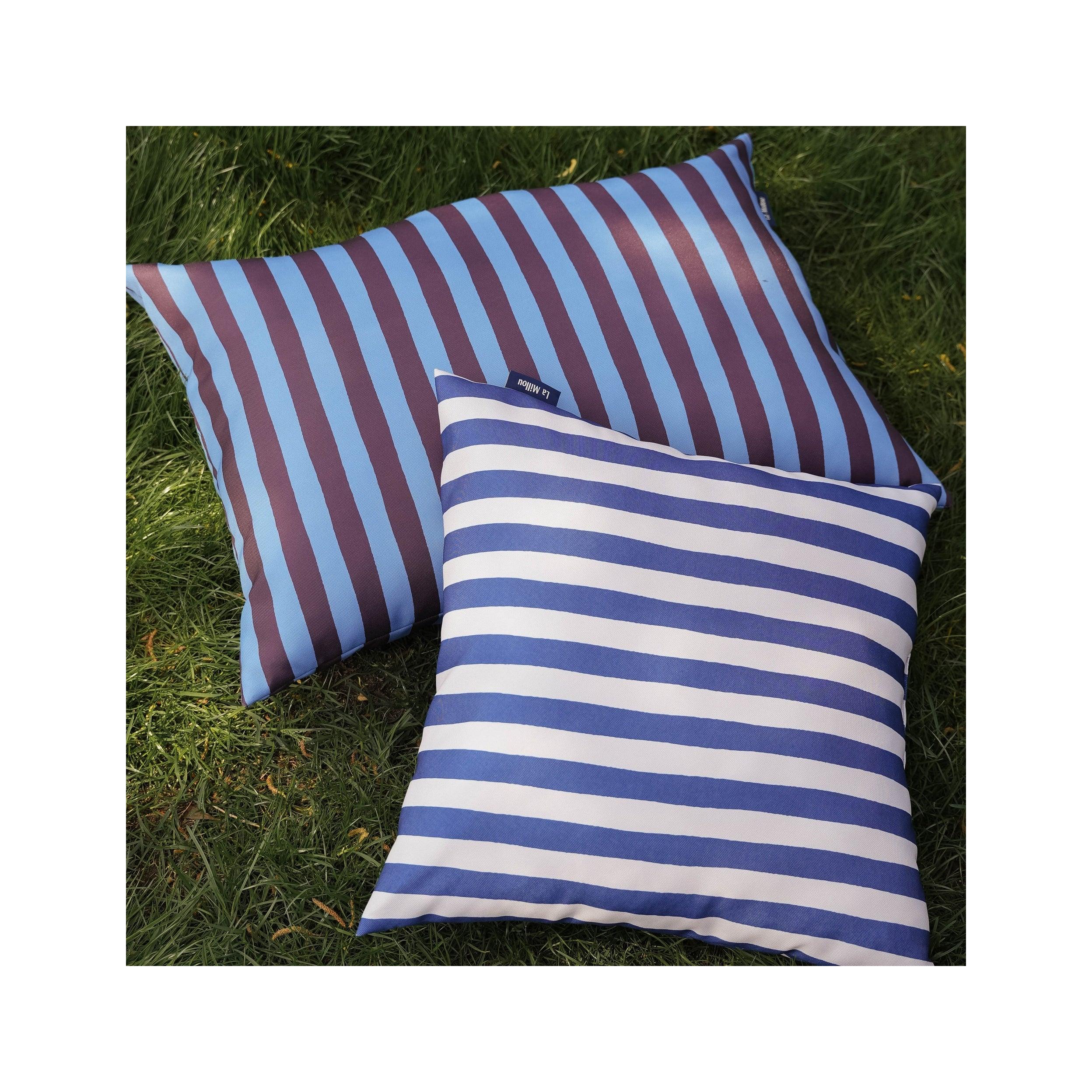 Coussin D’extérieur - Rayures Marine