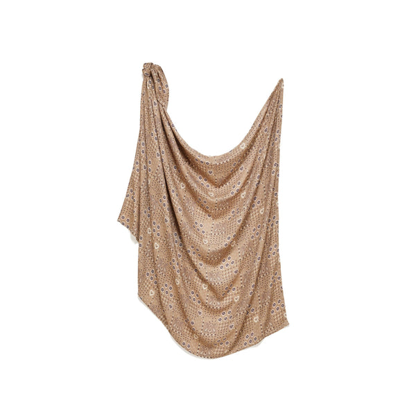 Manta envolvente de muselina de bambú - Mocha Bandana