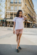 Blouse Nollet - Vichy Rose