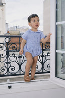 Barboteuse Foch - Vichy Bleu