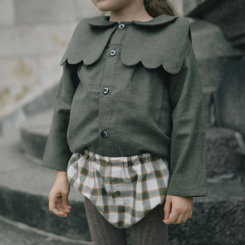 Blouse Grenelle - Flanelle Vert