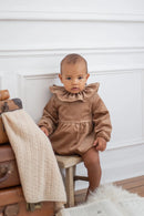 Maxi Col Dauphine - Velours Marron