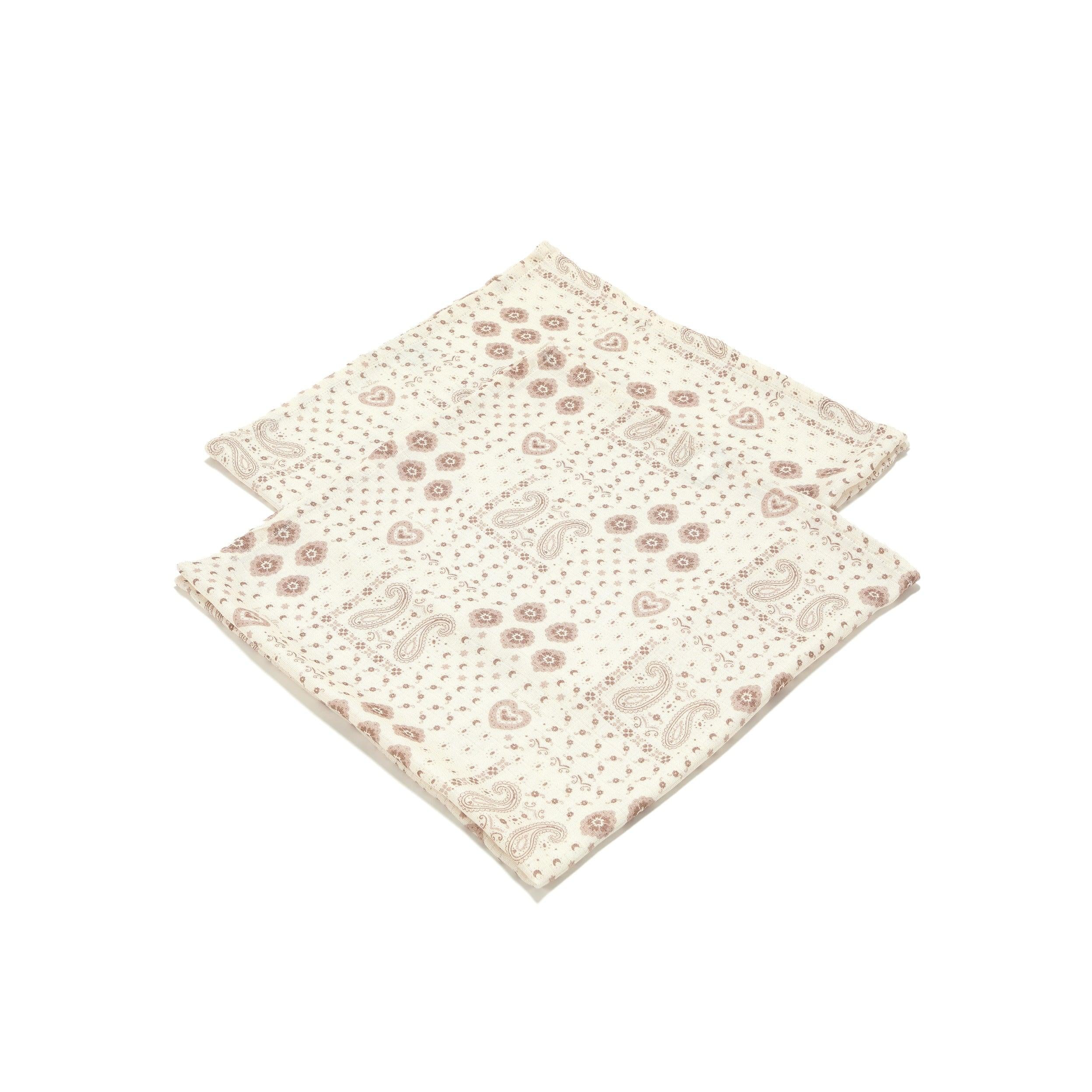 Lot de Couches en Bambou - Bandana Crème